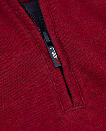 NZA halfzip samuel cherry red | Regular-fit