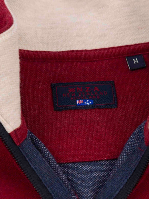 Halfzip samuel cherry red