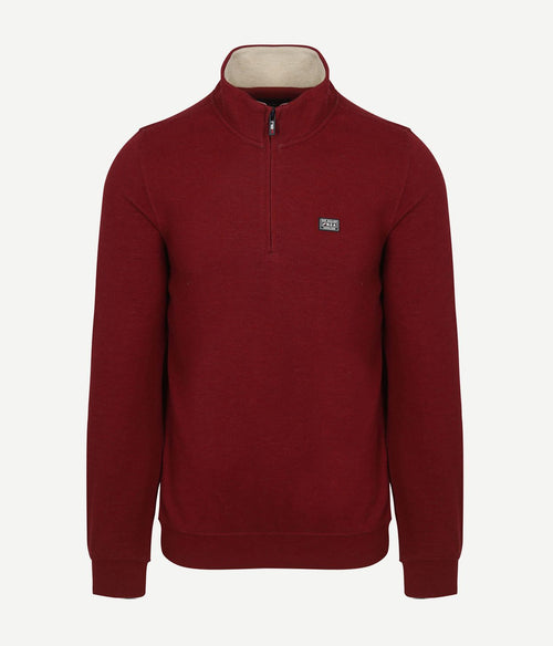 NZA halfzip samuel cherry red | Regular-fit