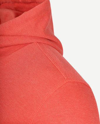 Hoodie french rib garment washed red