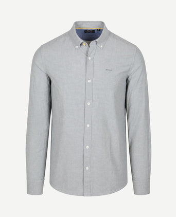 Overhemd bd barn twill groen