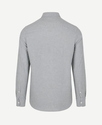 Overhemd bd barn twill groen