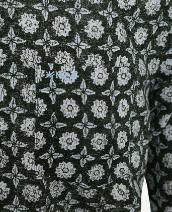 NZA overhemd huntly groen multicolour blauw | Regular-fit