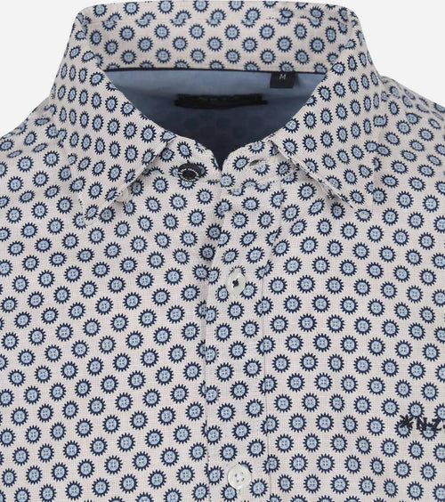 NZA overhemd jaden linnen blend blauw | Regular-fit