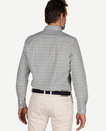Overhemd kayson print multicolour