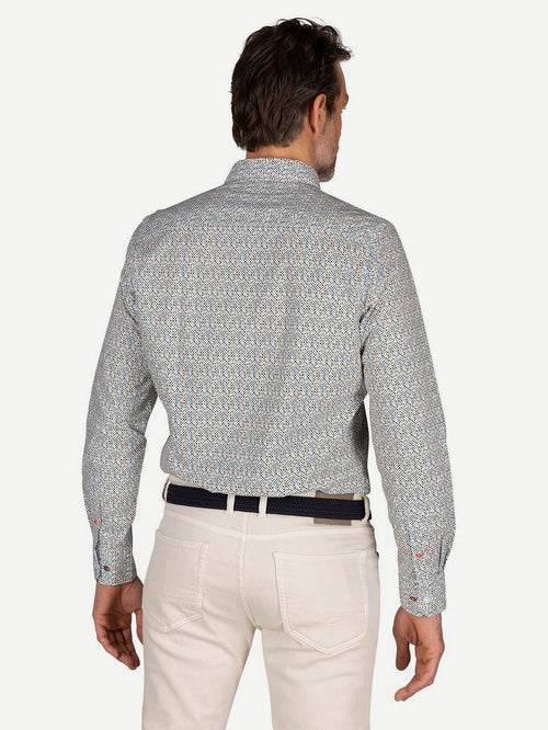Overhemd kayson print multicolour