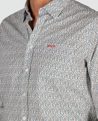 Overhemd kayson print multicolour