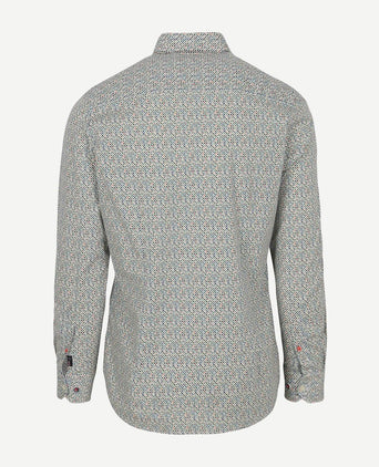 Overhemd kayson print multicolour