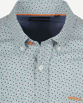 NZA overhemd kingston groen | Regular-fit