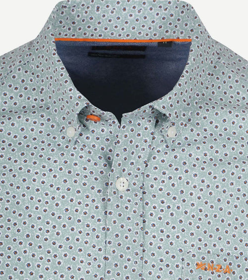 NZA overhemd kingston groen | Regular-fit