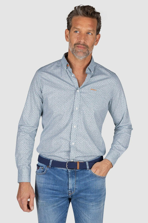 NZA overhemd kingston groen | Regular-fit