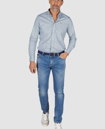 NZA overhemd kingston groen | Regular-fit