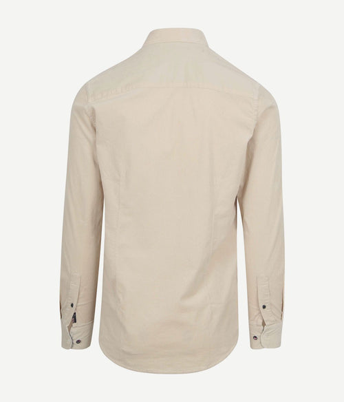 NZA overhemd omar fine corduroy ecru | Regular-fit