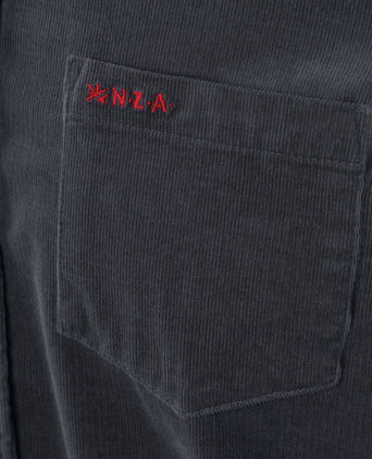 NZA overhemd omar fine corduroy donkerblauw | Regular-fit