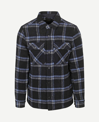 Overshirt alex wolmix donkerblauw