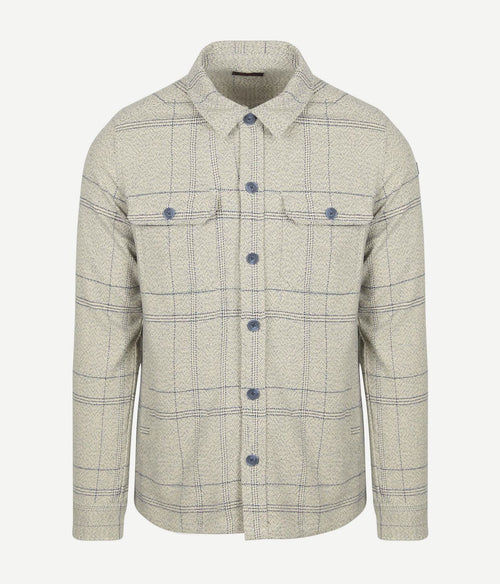 NZA overshirt atlas tenax check blauw | Regular-fit