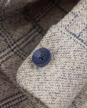 NZA overshirt atlas tenax check blauw | Regular-fit