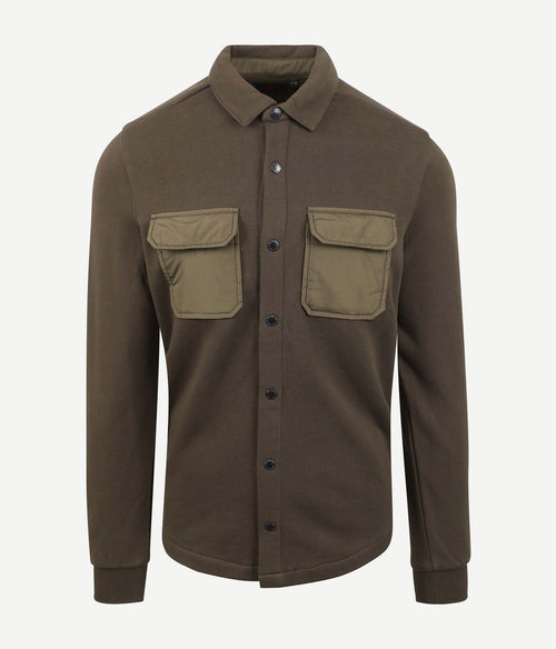 NZA overshirt Otakou donkergroen | Regular-fit