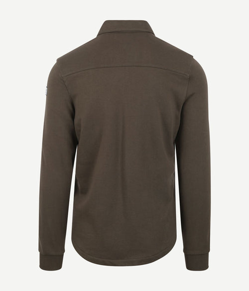 NZA overshirt Otakou donkergroen | Regular-fit