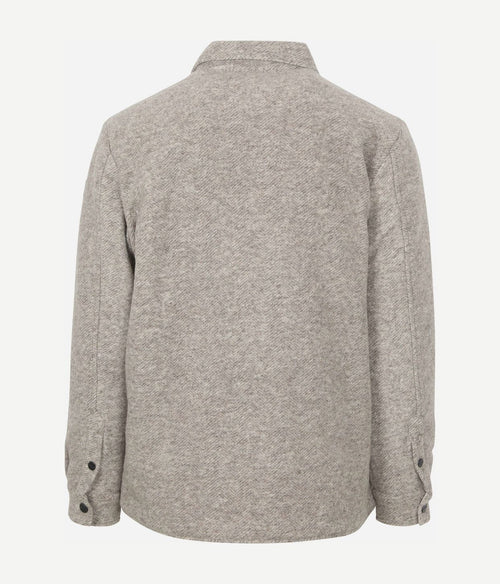 NZA overshirt willow wool blend greige | Regular-fit