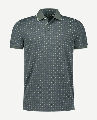 NZA polo ari forest green