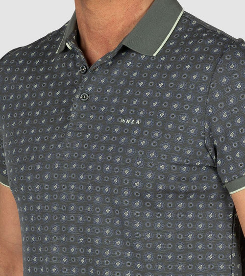 NZA polo ari forest green