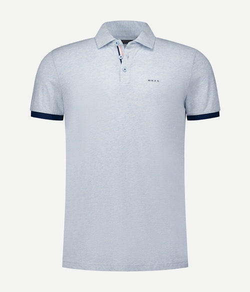 NZA polo briggs pastel blauw | Regular-fit