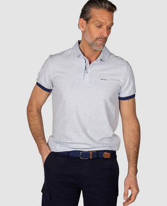 NZA polo briggs pastel blauw | Regular-fit