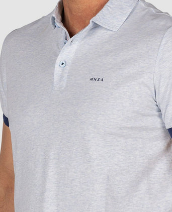 NZA polo briggs pastel blauw | Regular-fit