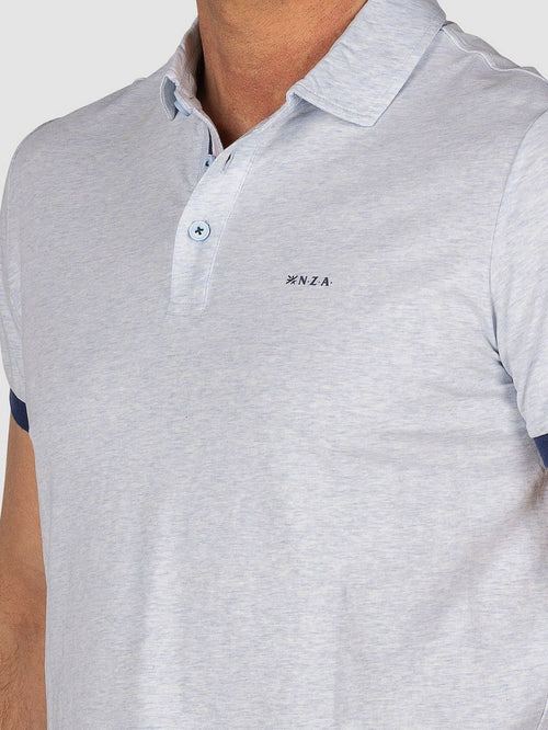 NZA polo briggs pastel blauw | Regular-fit