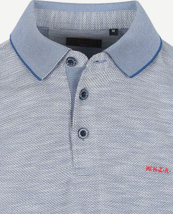 NZA polo corbin blauw | Regular-fit