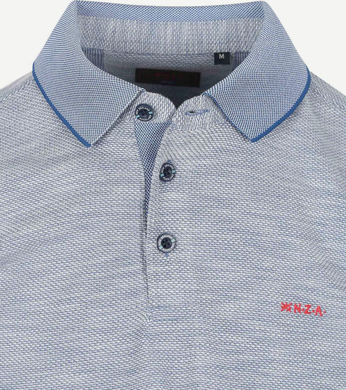 NZA polo corbin blauw | Regular-fit