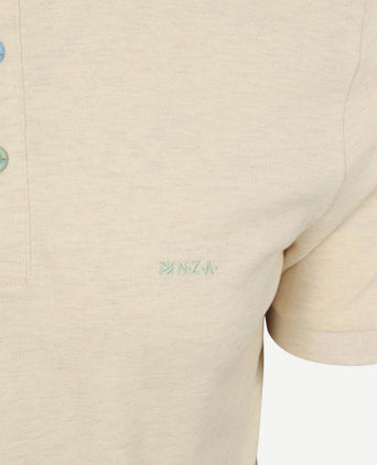 Polo hawera melange ecru