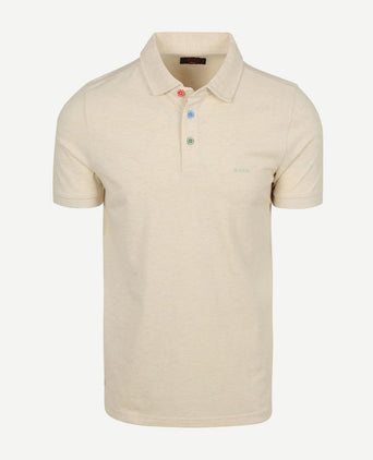 Polo hawera melange ecru