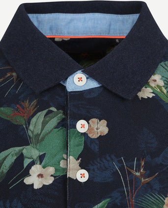 NZA polo nivalus donkerblauw | Regular-fit