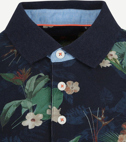 NZA polo nivalus donkerblauw | Regular-fit