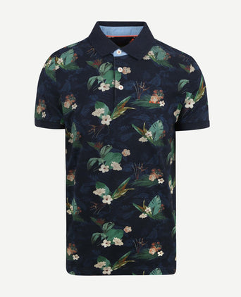 NZA polo nivalus donkerblauw | Regular-fit