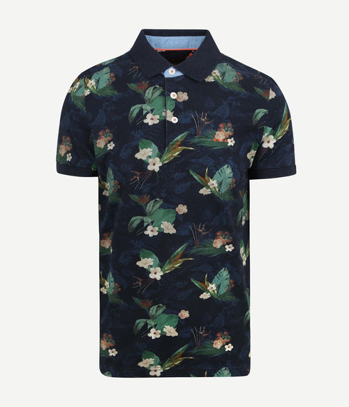 NZA polo nivalus donkerblauw | Regular-fit