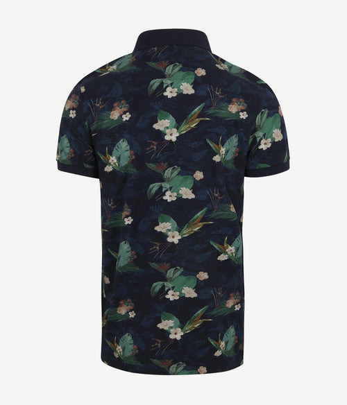 NZA polo nivalus donkerblauw | Regular-fit