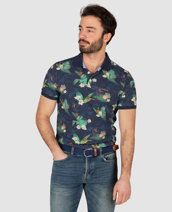 NZA polo nivalus donkerblauw | Regular-fit