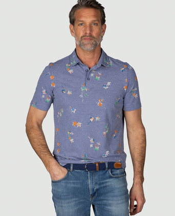 NZA polo russell dusk donkerblauw | Regular-fit