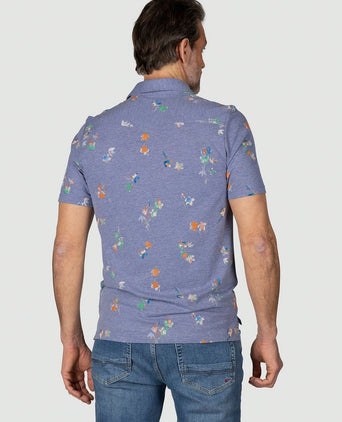 NZA polo russell dusk donkerblauw | Regular-fit