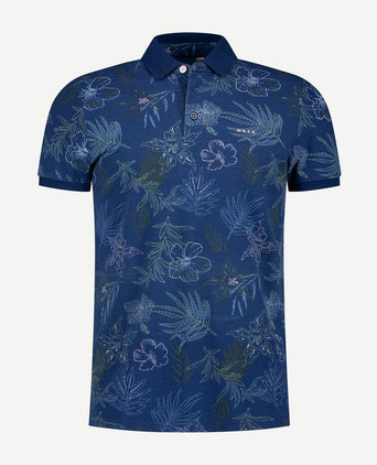 NZA polo wilmot blauw