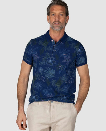 NZA polo wilmot blauw