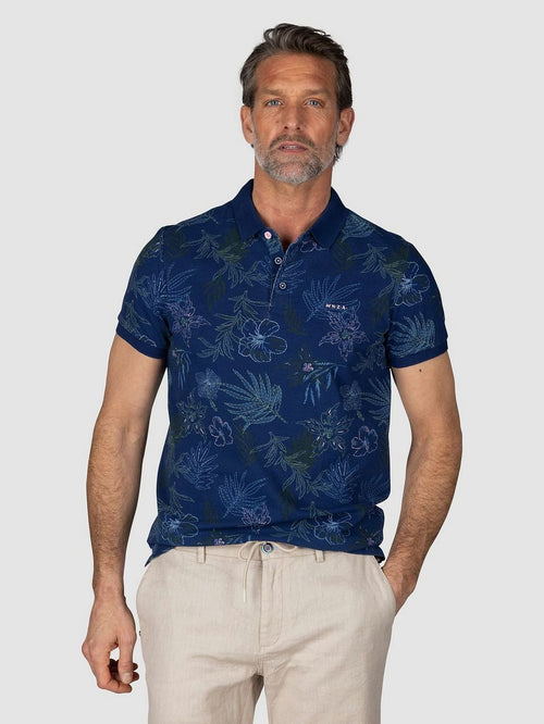 NZA polo wilmot blauw