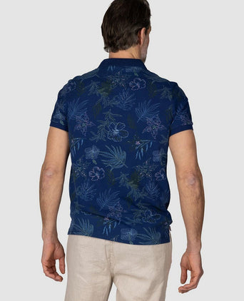 NZA polo wilmot blauw