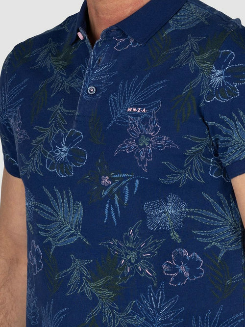 NZA polo wilmot blauw