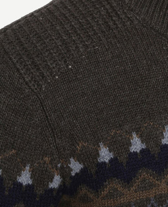 Pullover iker nordic wool blend hazel