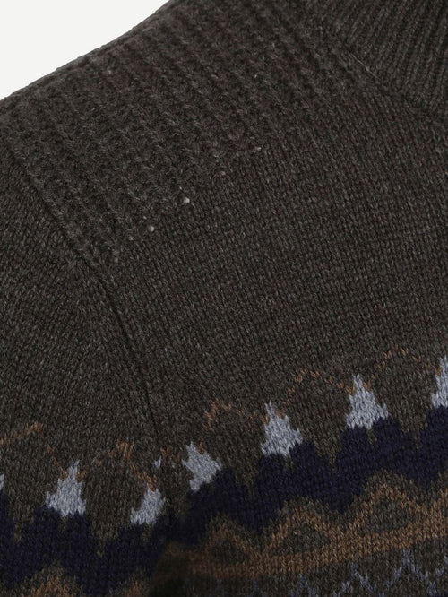 Pullover iker nordic wool blend hazel