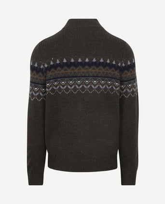 Pullover iker nordic wool blend hazel